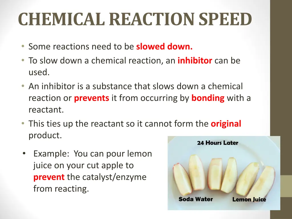 chemical reaction speed 1