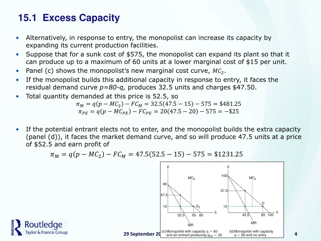 15 1 excess capacity 2