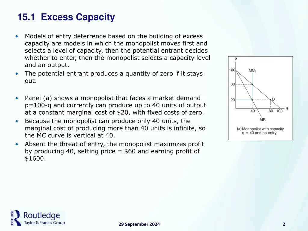 15 1 excess capacity