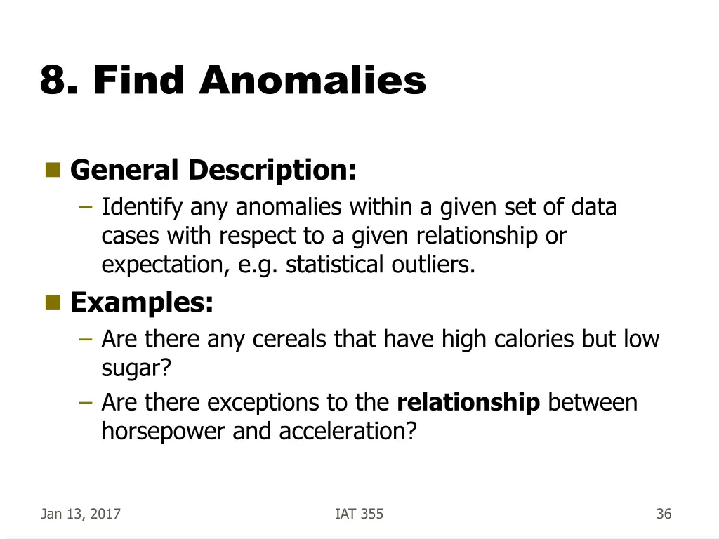 8 find anomalies