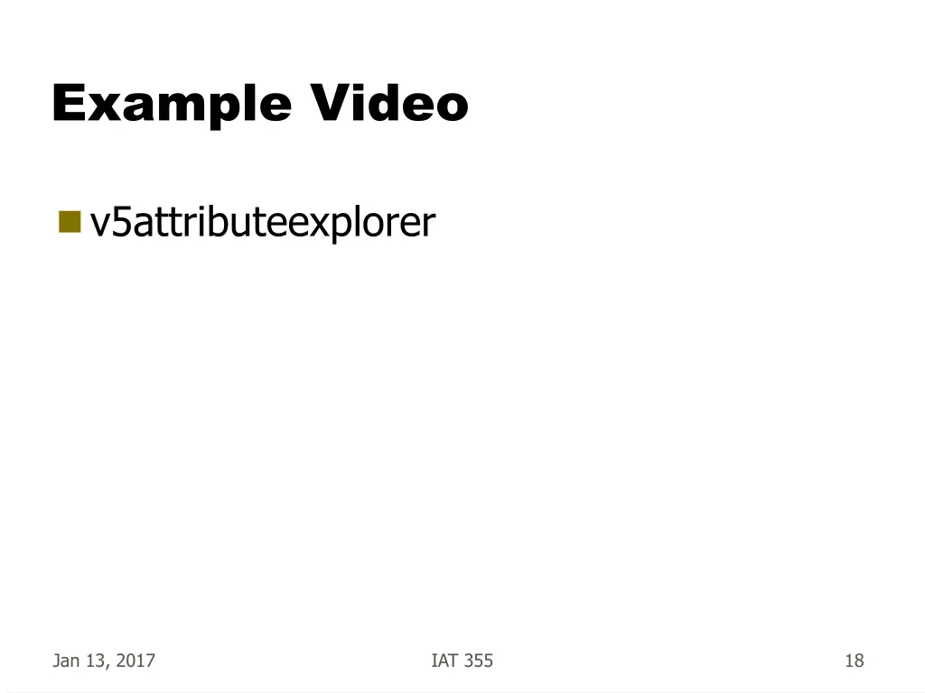 example video