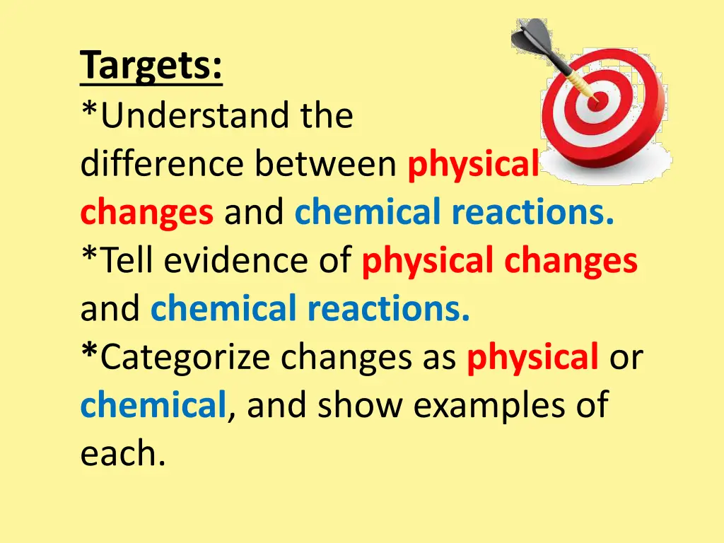 targets understand the difference between