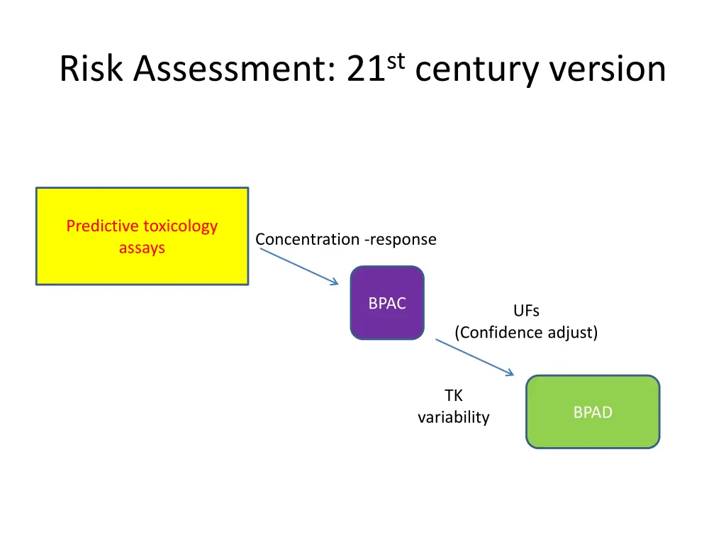 risk assessment 21 st century version