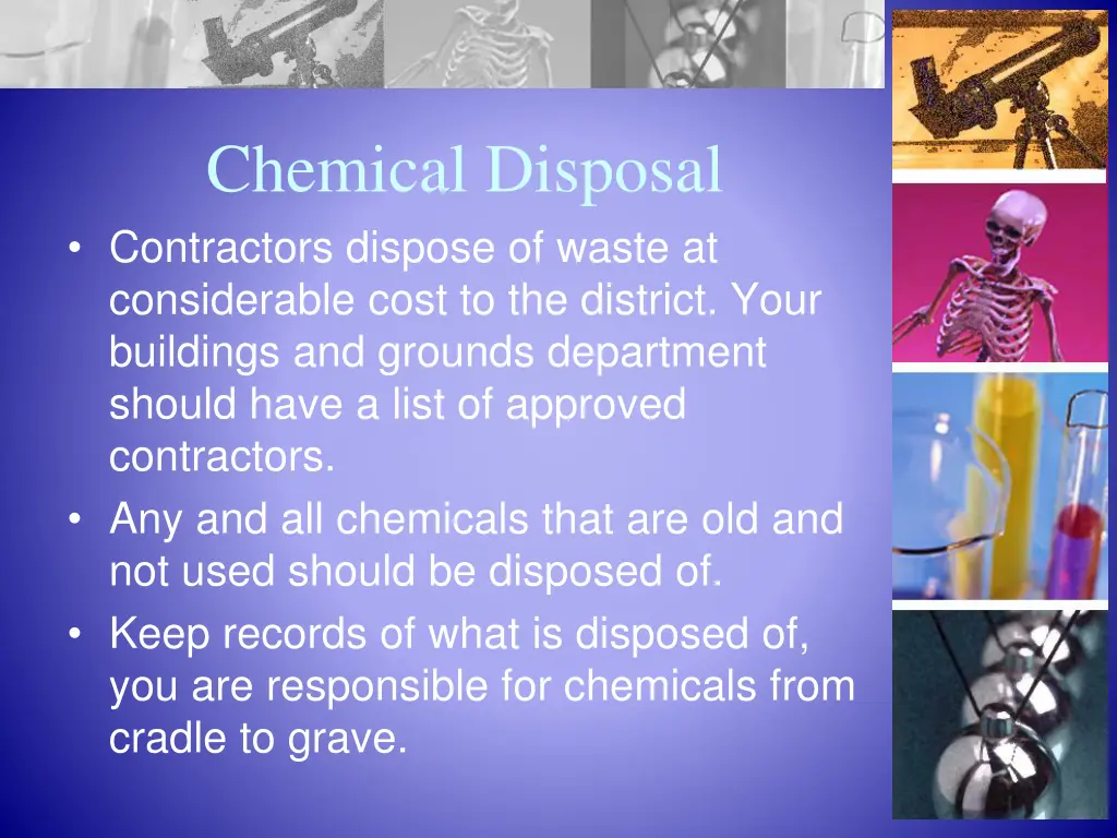 chemical disposal contractors dispose of waste