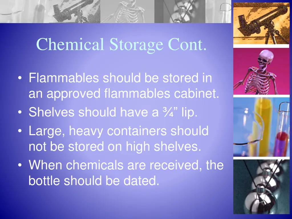 chemical storage cont