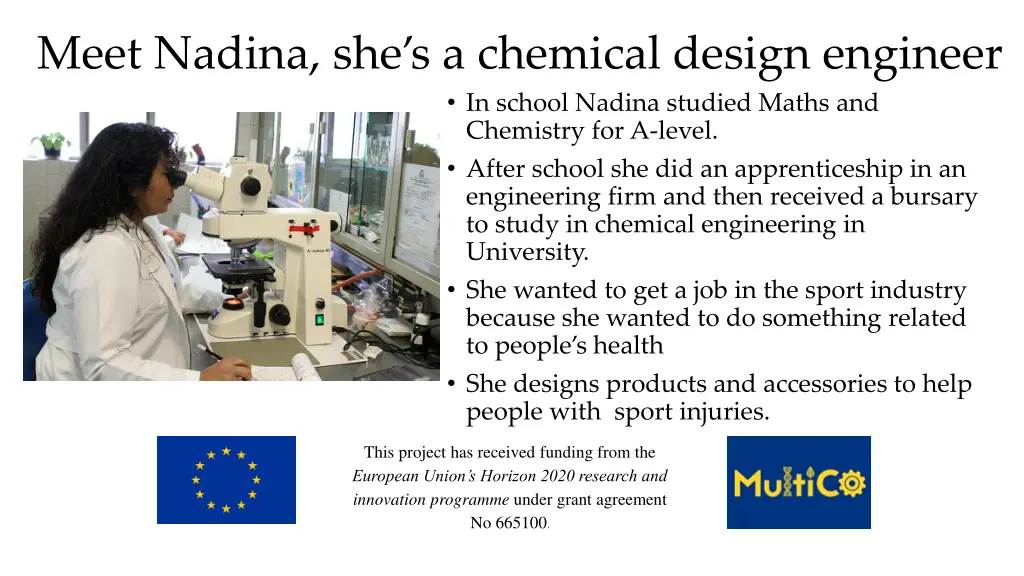 meet nadina she s a chemical design engineer 1