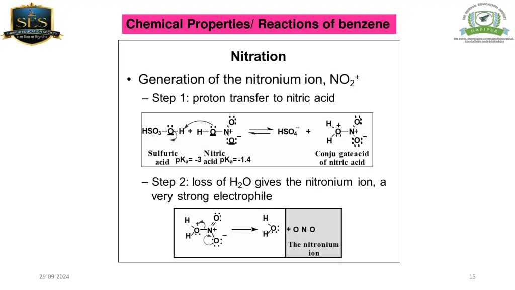 chemical properties reactions of benzene 10