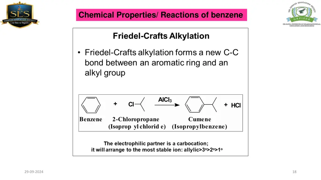 chemical properties reactions of benzene 12