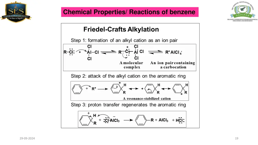 chemical properties reactions of benzene 13