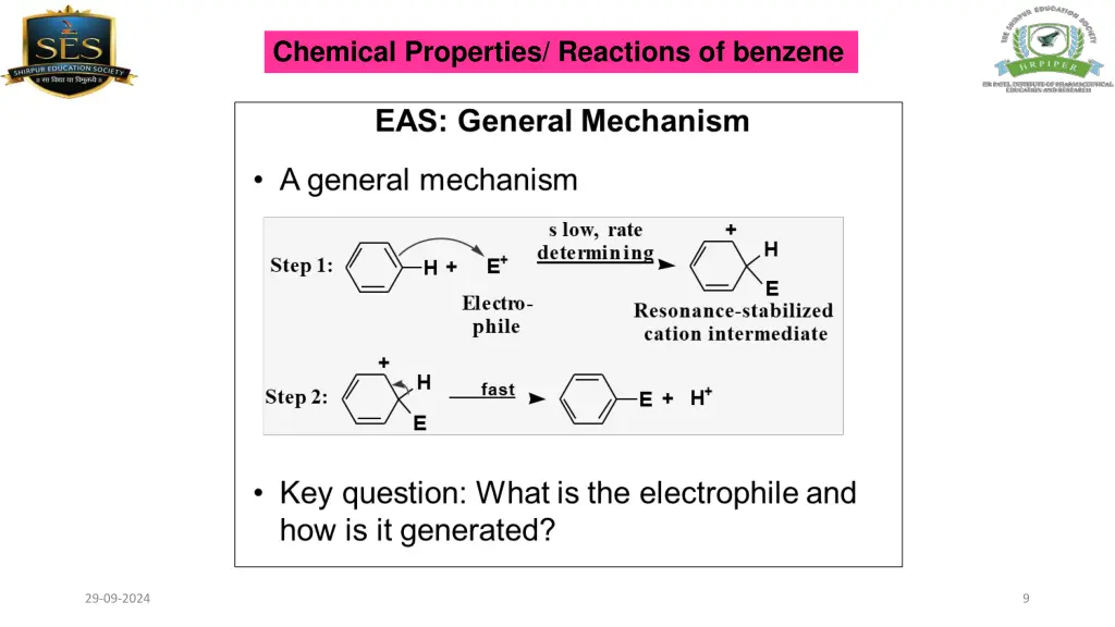 chemical properties reactions of benzene 4