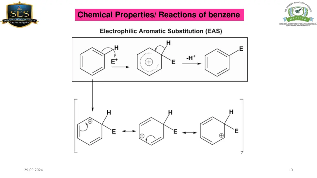 chemical properties reactions of benzene 5