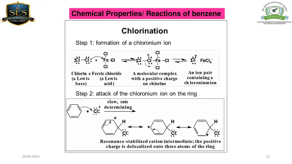 chemical properties reactions of benzene 6