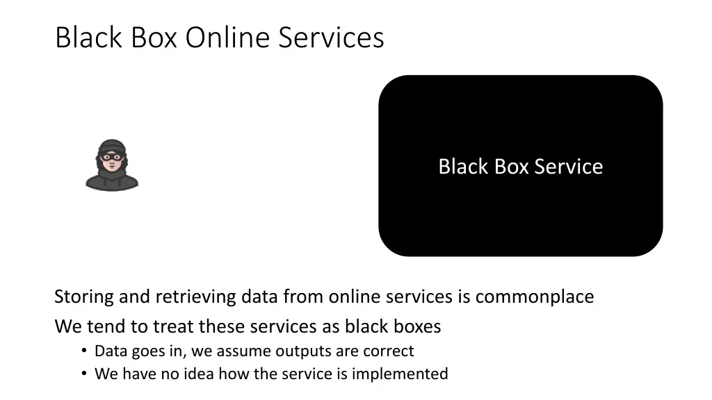 black box online services