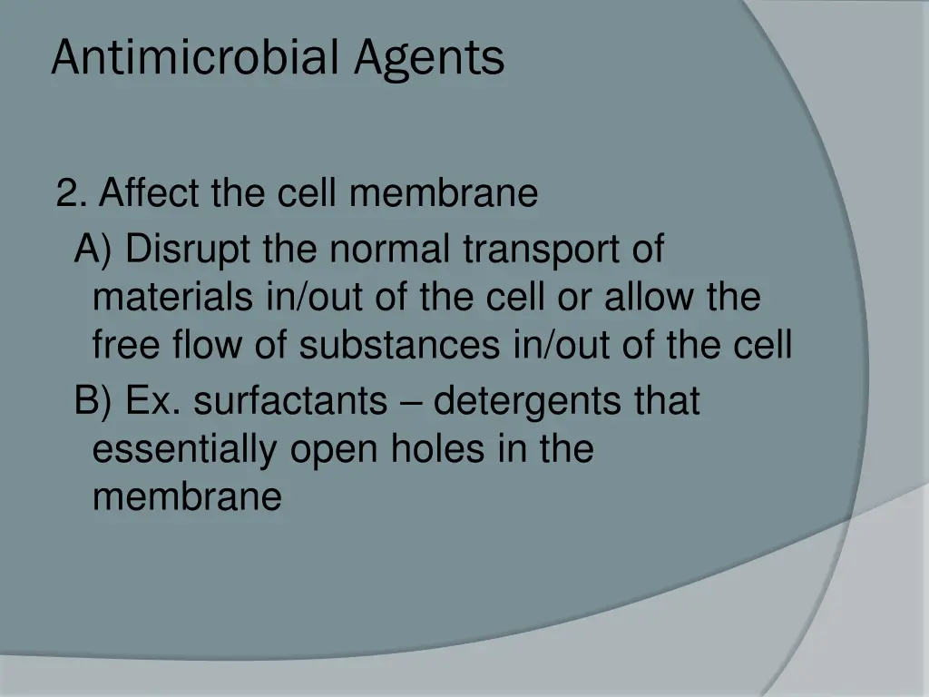 antimicrobial agents 3