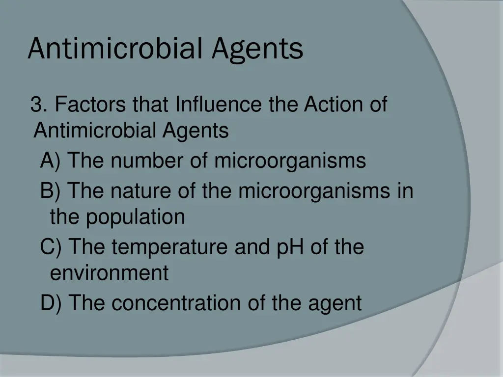 antimicrobial agents