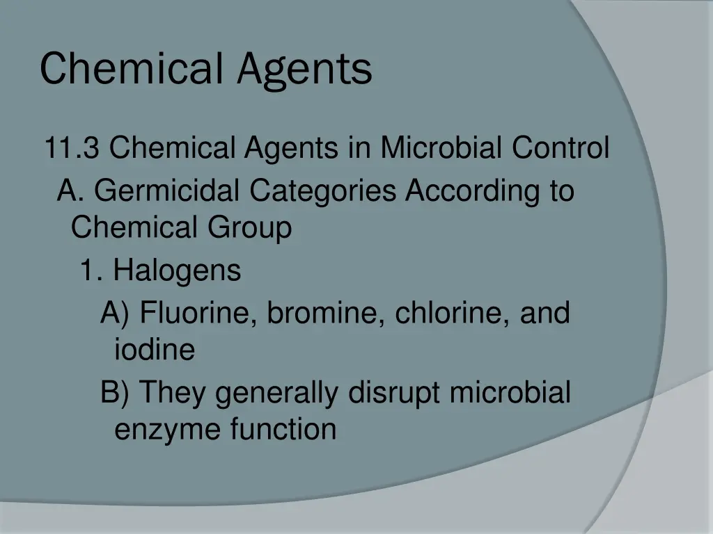 chemical agents