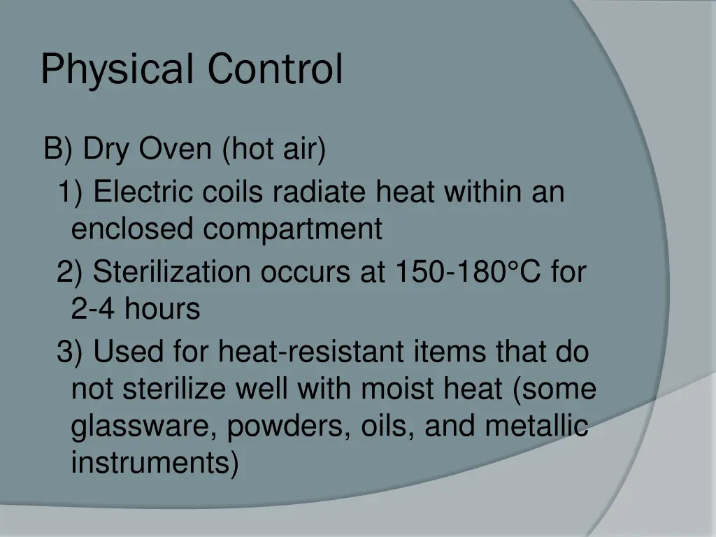 physical control 12