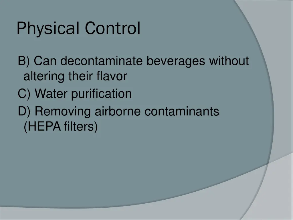 physical control 23