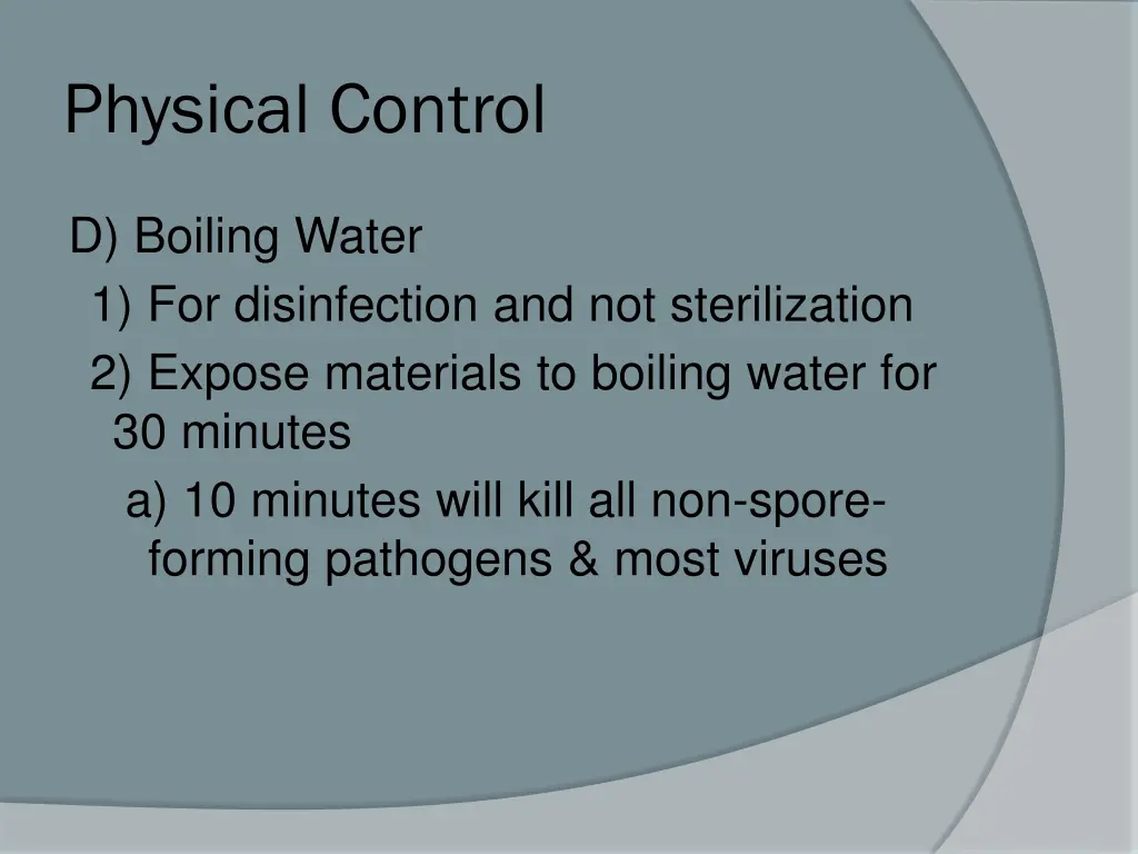 physical control 9