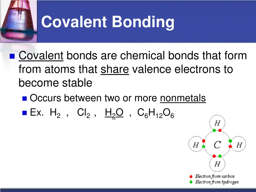 covalent bonding