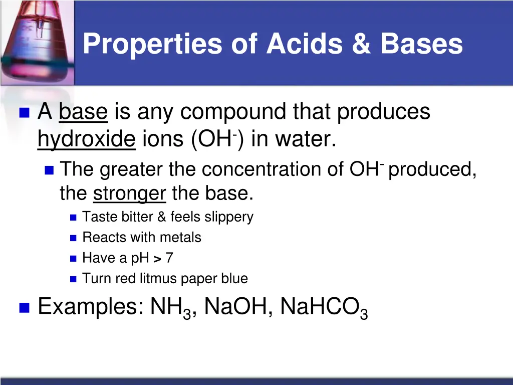 properties of acids bases 1