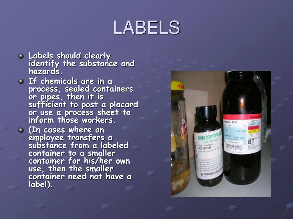 labels 1