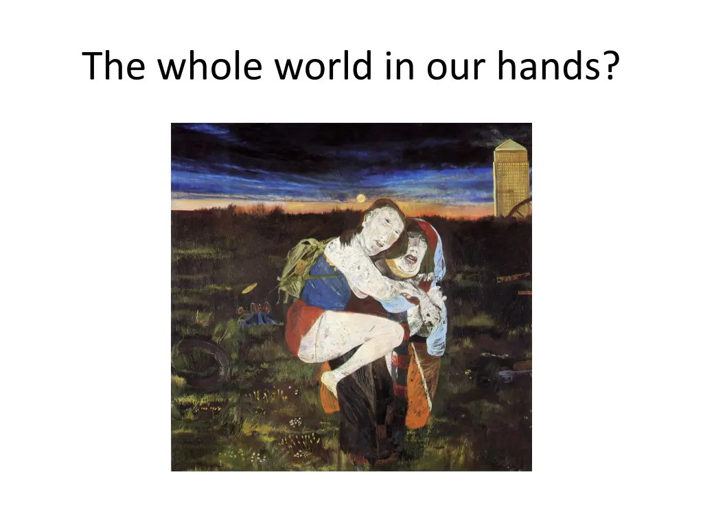 the whole world in our hands