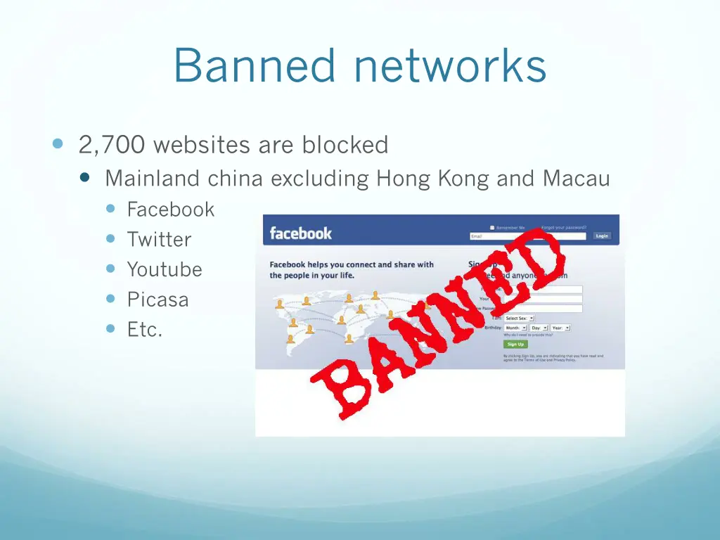 banned networks