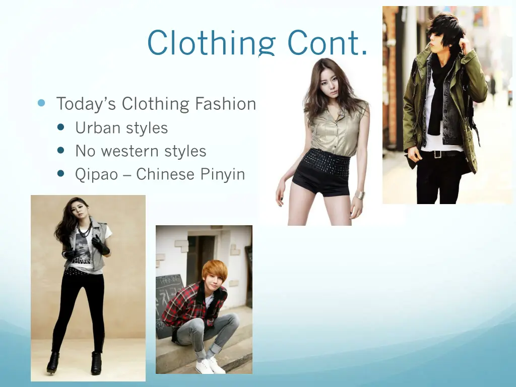 clothing cont