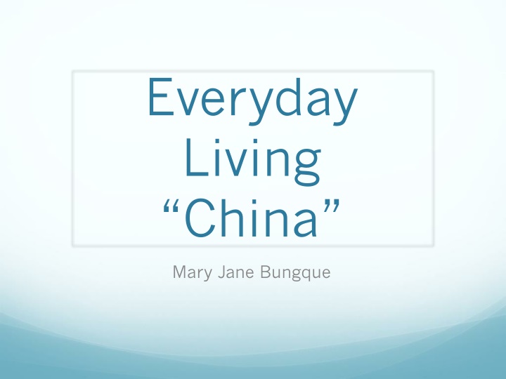 everyday living china