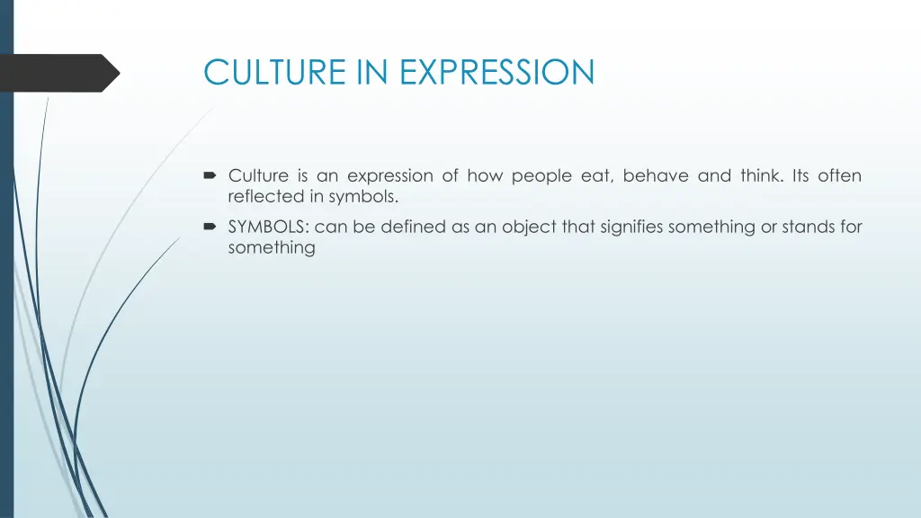 culture in expression