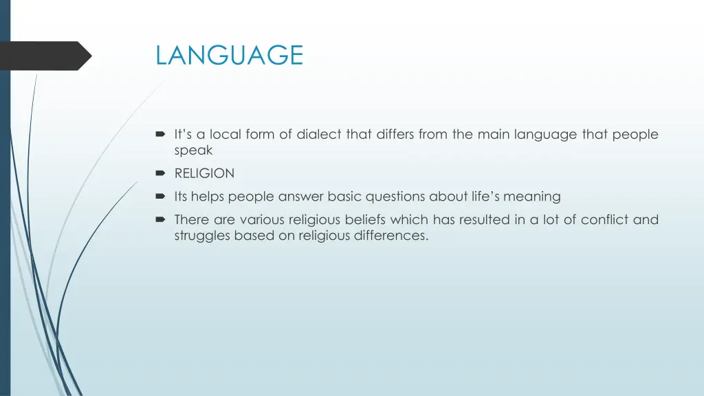 language