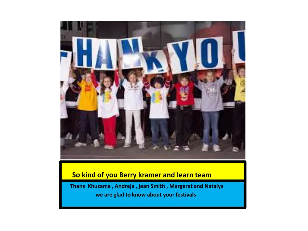 so kind of you berry kramer and iearn team