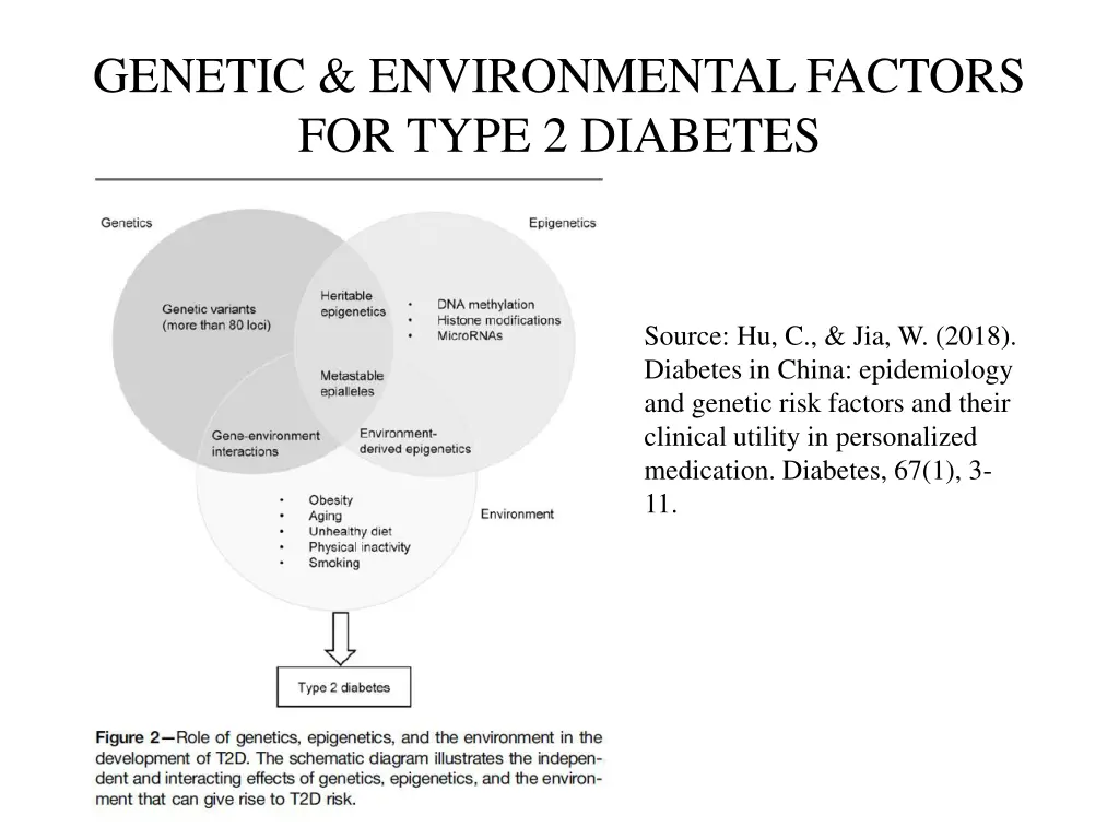 genetic environmental factors for type 2 diabetes