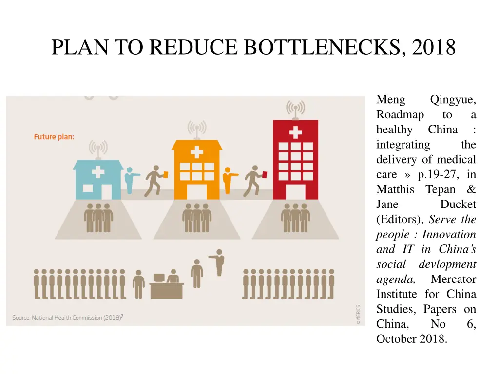 plan to reduce bottlenecks 2018