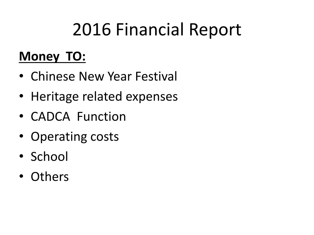 2016 financial report 7