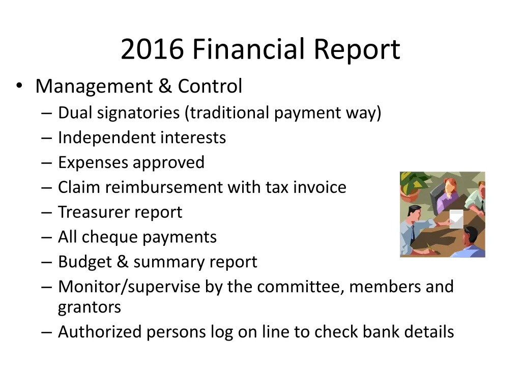 2016 financial report management control dual