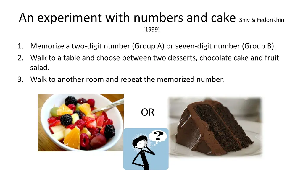 an experiment with numbers and cake shiv