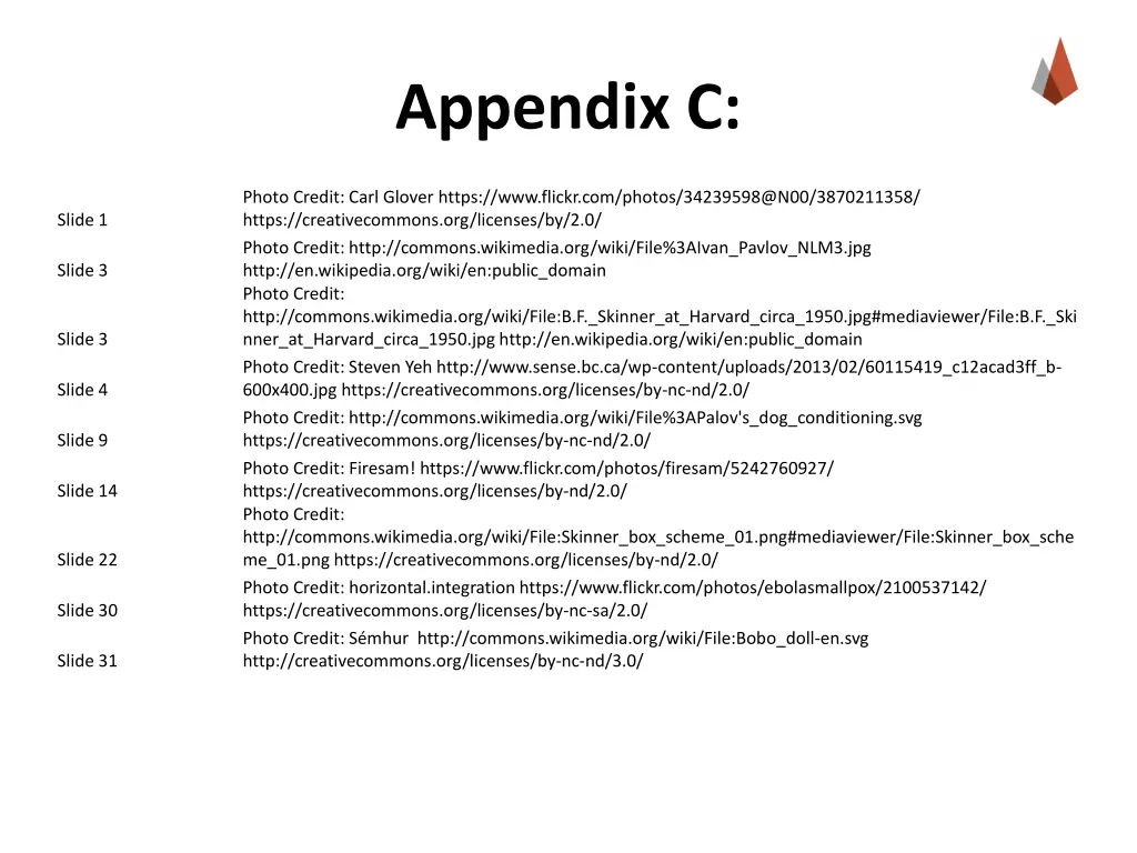 appendix c 1