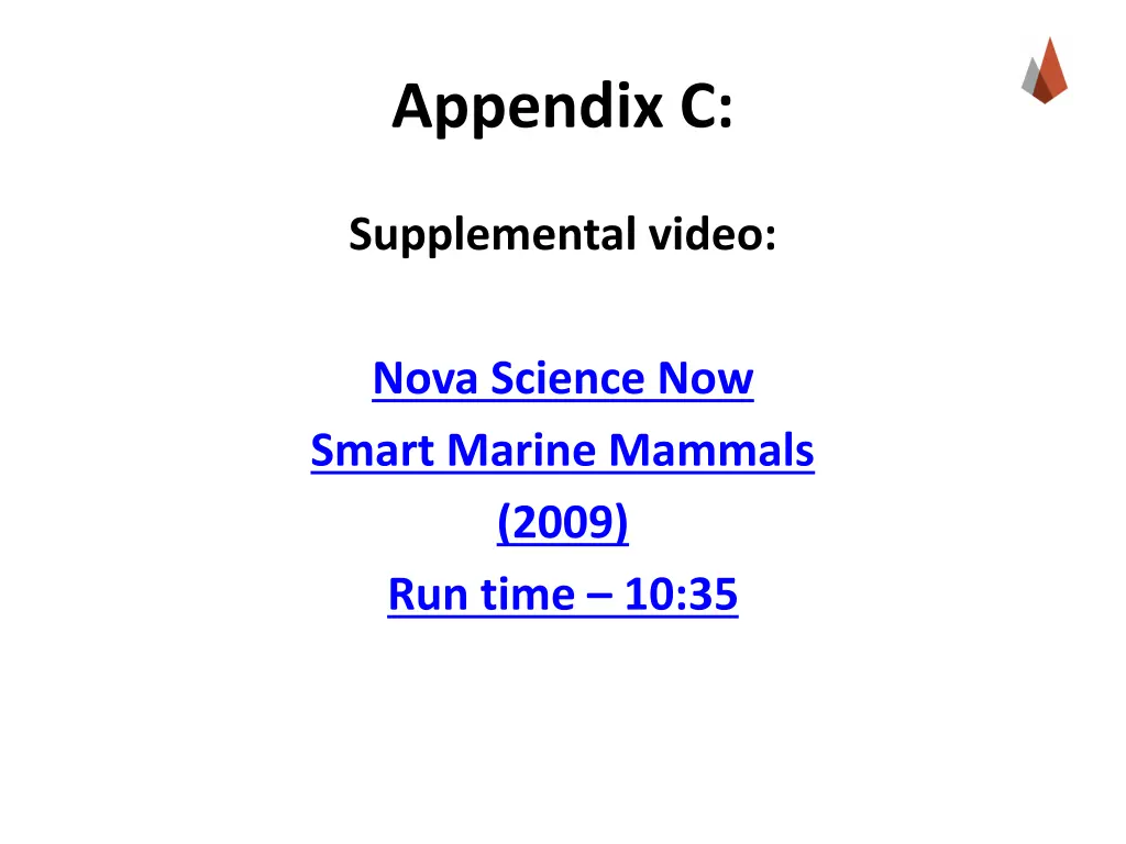 appendix c