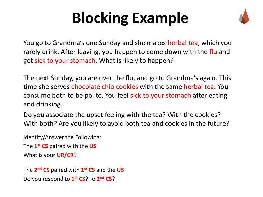 blocking example