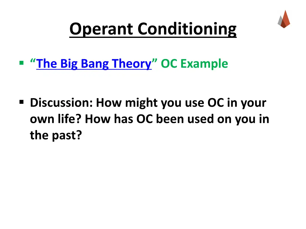 operant conditioning 1