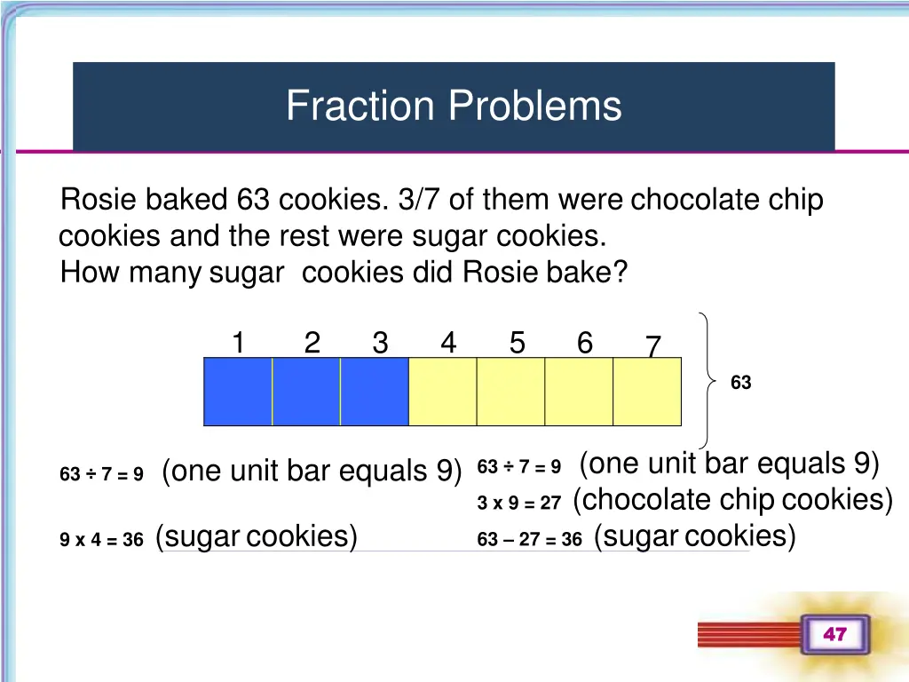 fraction problems