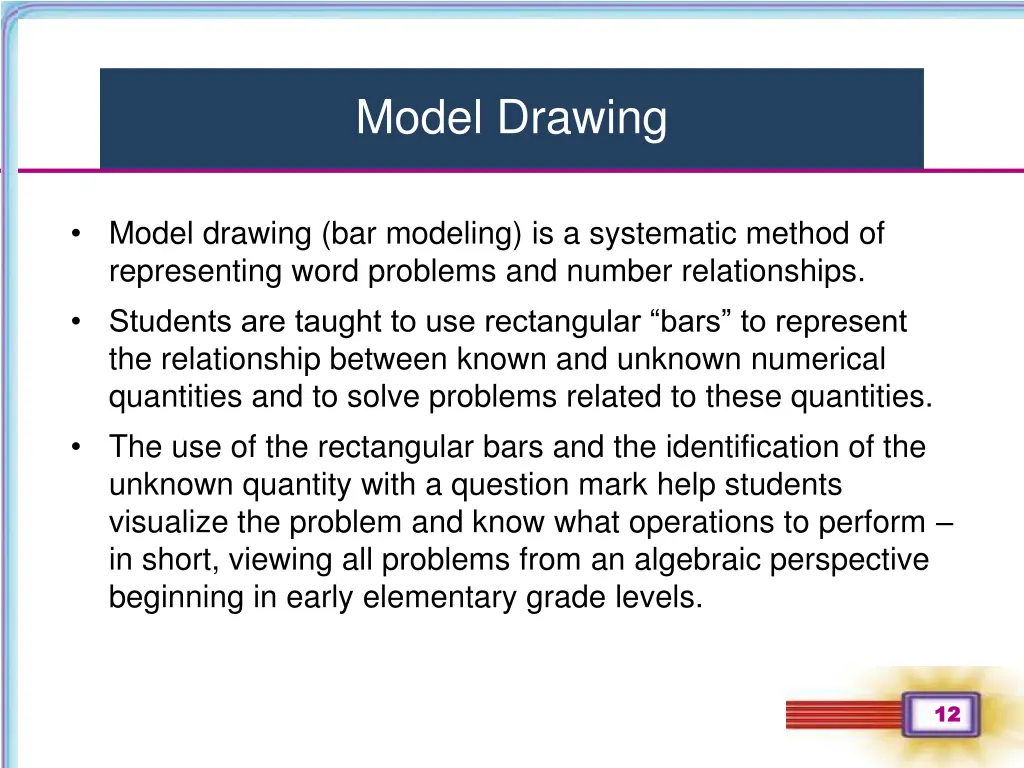 model drawing