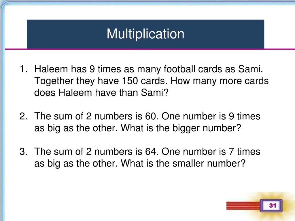 multiplication