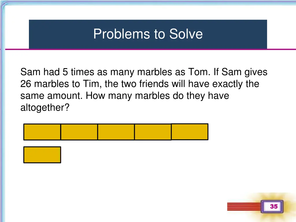 problems to solve 3