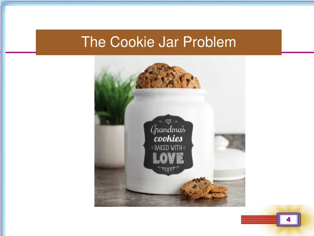 the cookie jar problem