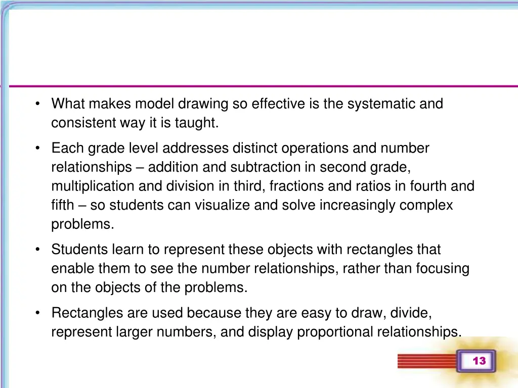 what makes model drawing so effective