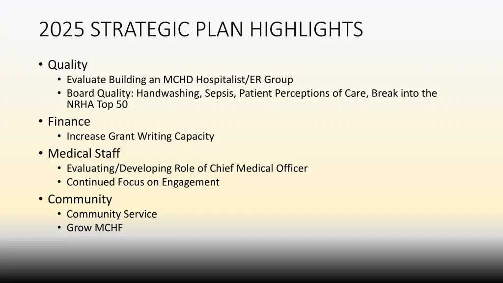 2025 strategic plan highlights 1