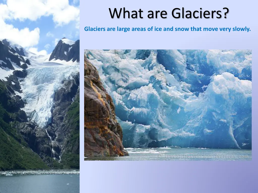 what are glaciers